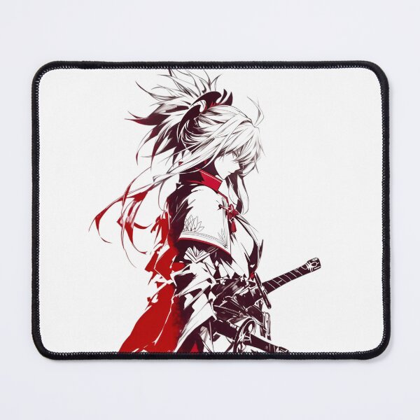 Item preview, Dark Samurai Anime Girl | Red Black Ninja Warrior With Katana | Manga Fantasy Character Art designed and sold by Dyan4.