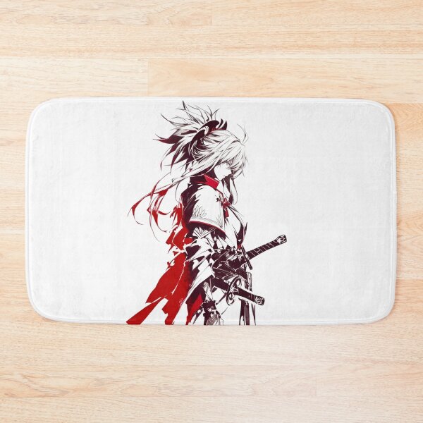 Item preview, Dark Samurai Anime Girl | Red Black Ninja Warrior With Katana | Manga Fantasy Character Art designed and sold by Dyan4.