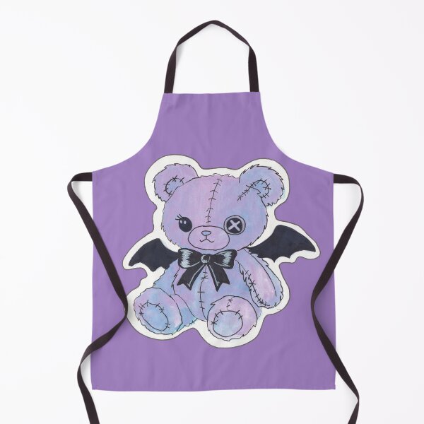 Item preview, Boo Bear - Gothic Stitched Teddy Bear — Creepy Cute Patchwork Bat Plush Goth Art designed and sold by Darkfully-Done.