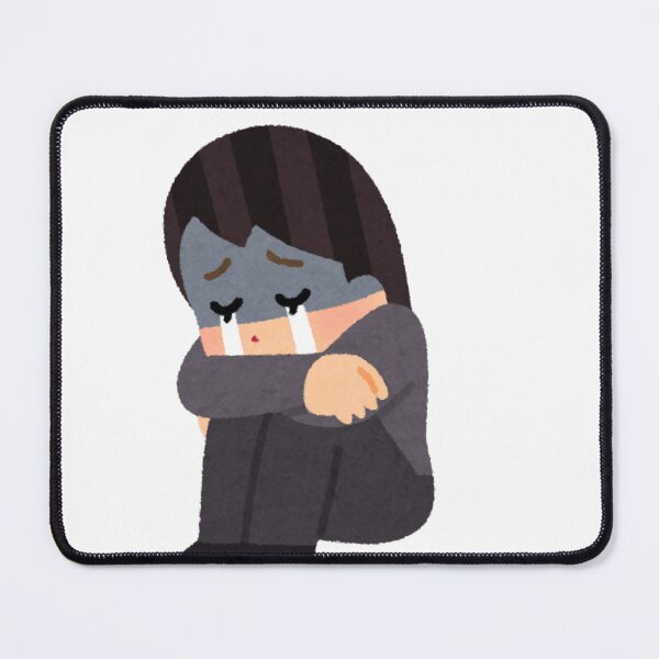 Item preview, Crying And Sad Girl Illustration designed and sold by DailyDoodlesBySumbul.