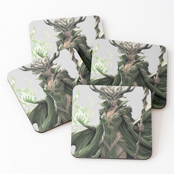 Item preview, Nature Goddess of the Sacred Wildwood designed and sold by MythicMood.