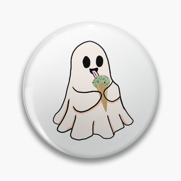 Item preview, Summerween Ghost - Ice-cream  designed and sold by cherrynat1.