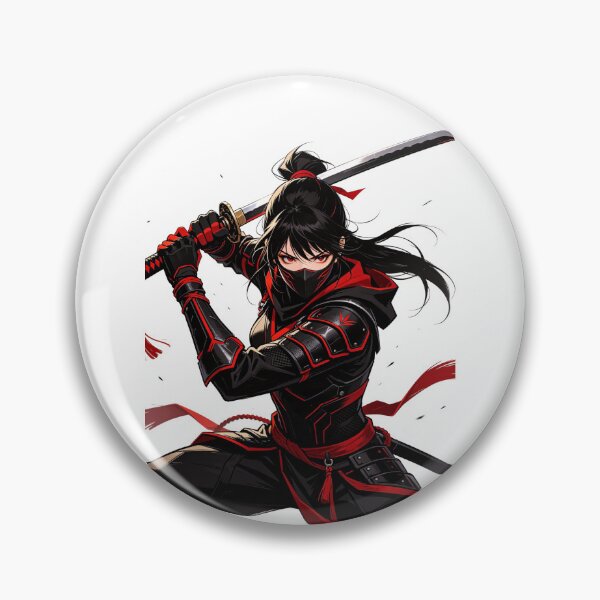 Item preview, Female Ninja with Katana designed and sold by wojtas90.