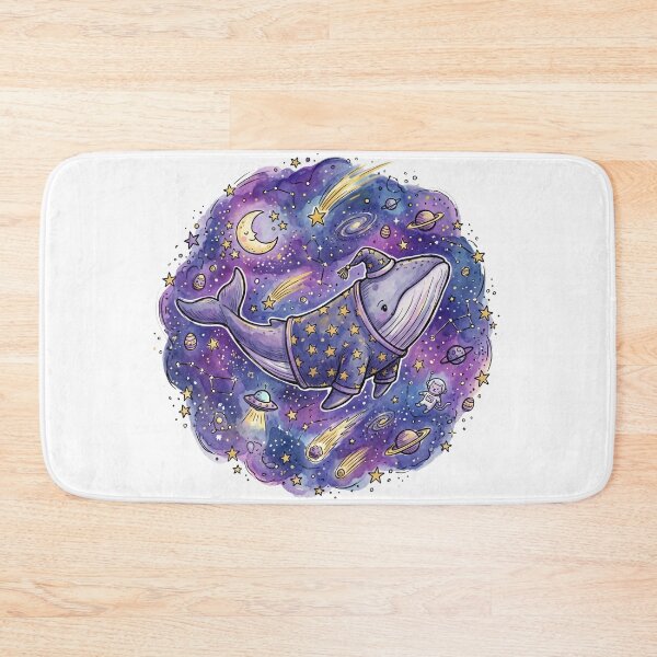 Item preview, Cute Kawaii Galaxy Ocean Whale  designed and sold by Cosmic Doodle Co..