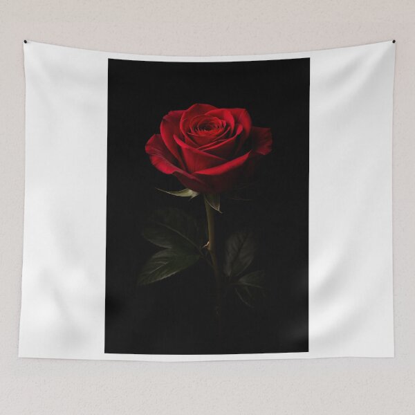 Item preview, Deep Red Rose Bloom Aesthetic Floral Design designed and sold by bellaever.