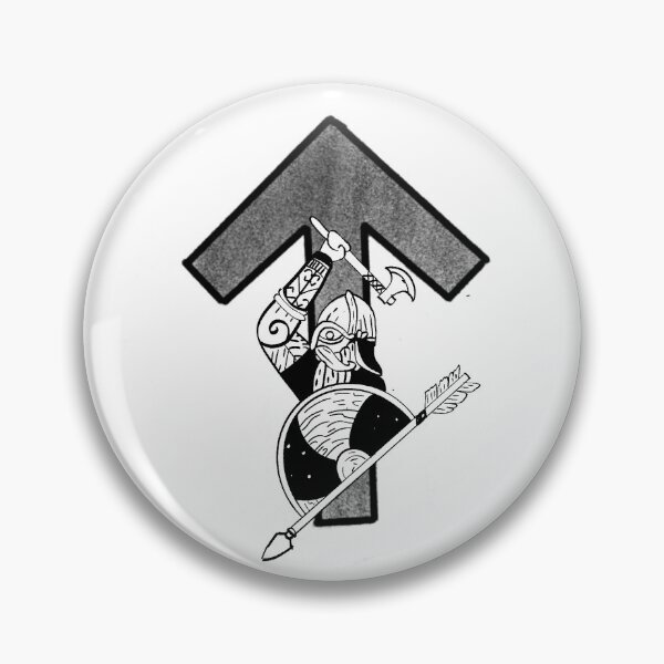 Item preview, Tiwaz combat rune designed and sold by Hermeticaa.