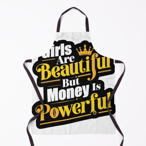 Item preview,   Girls Are Beautiful But Money Is Powerful Sticker designed and sold by inkfusionhub99.