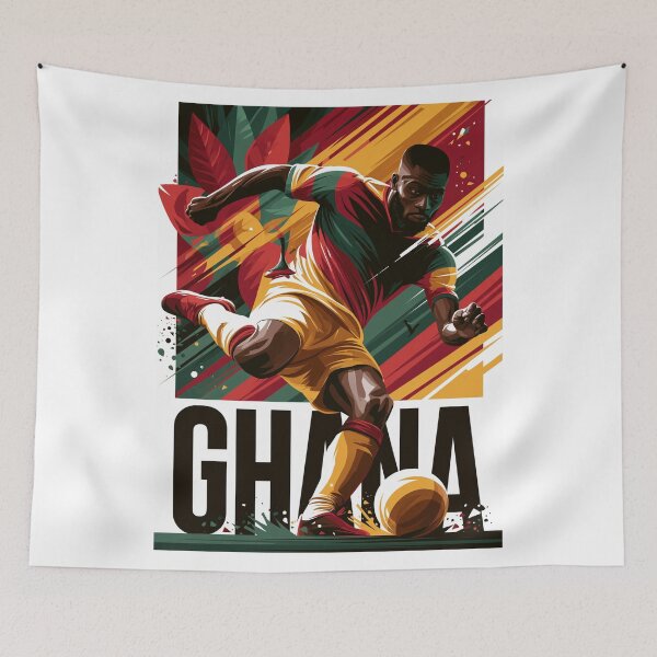 Item preview, Ghana Soccer designed and sold by StudioRedKoala.