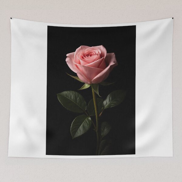 Item preview, Elegant Pink Rose Bloom Botanical Flower designed and sold by bellaever.
