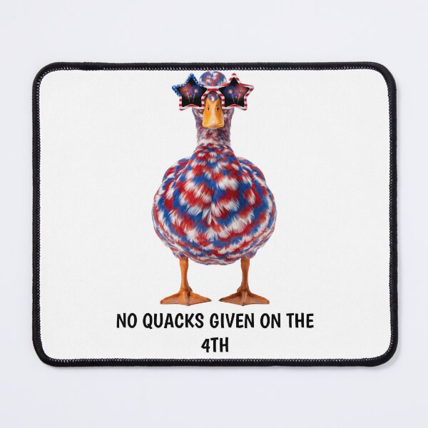 Item preview, Funny duck, No quacks given on the 4th designed and sold by DigitalArtsWrld.