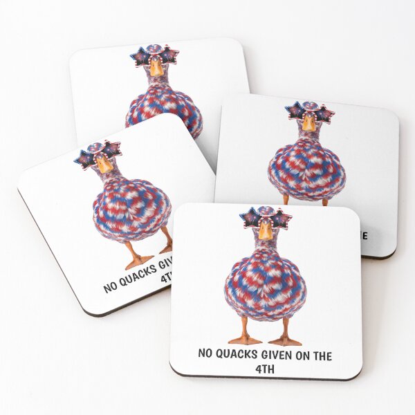 Item preview,  Funny duck, No quacks given on the 4th  designed and sold by DigitalArtsWrld.