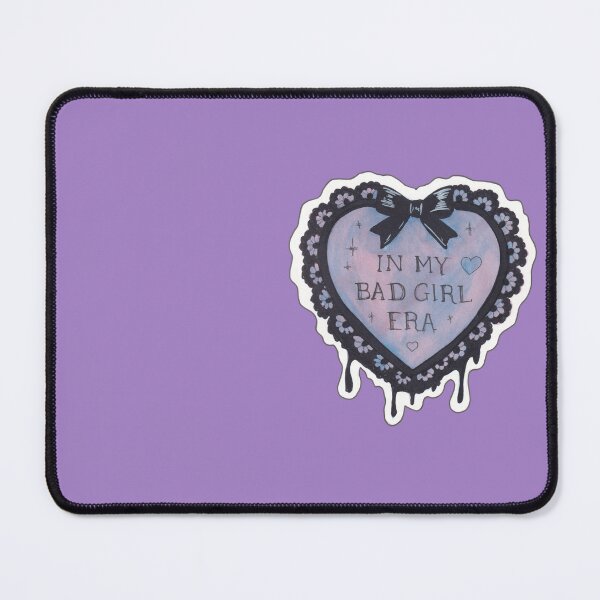 Item preview, In My Bad Girl Era — Pastel Goth Black Lace Heart Quote Creepy Cute Art designed and sold by Darkfully-Done.