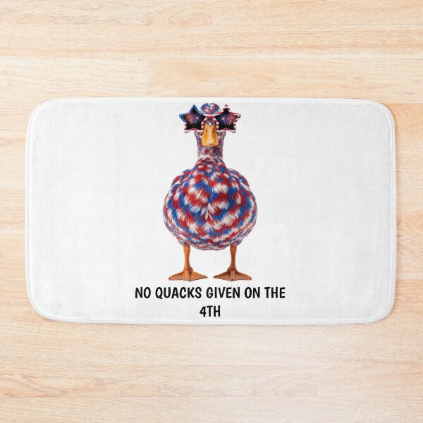 Item preview,  Funny duck, No quacks given on the 4th  designed and sold by DigitalArtsWrld.