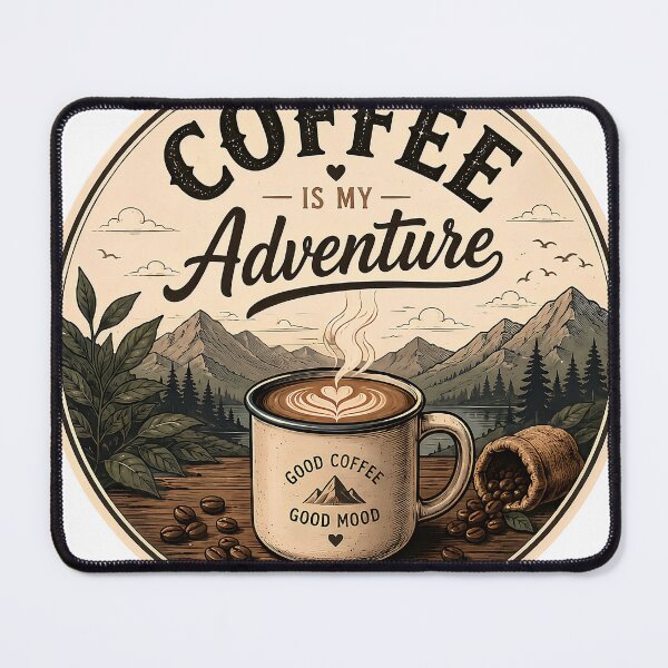 Item preview, Coffee Is My Adventure Mood designed and sold by ali prints.