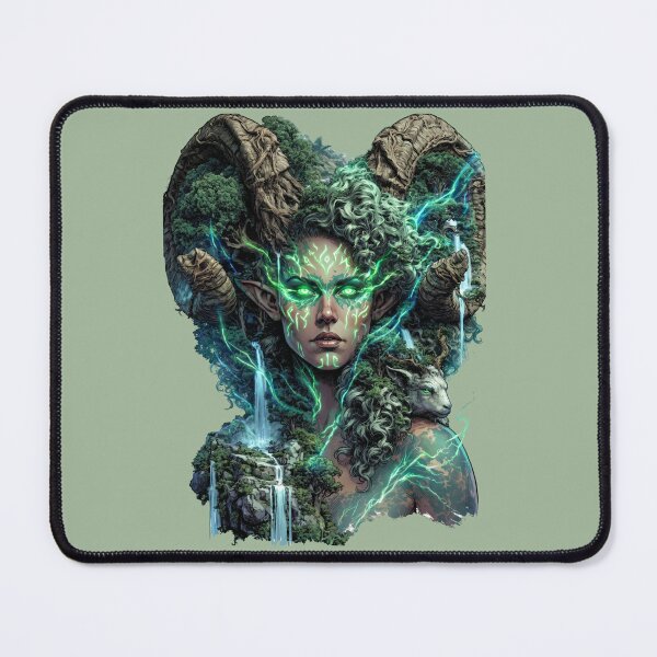 Item preview, Forest Goddess of Ancient Waters designed and sold by MythicMood.