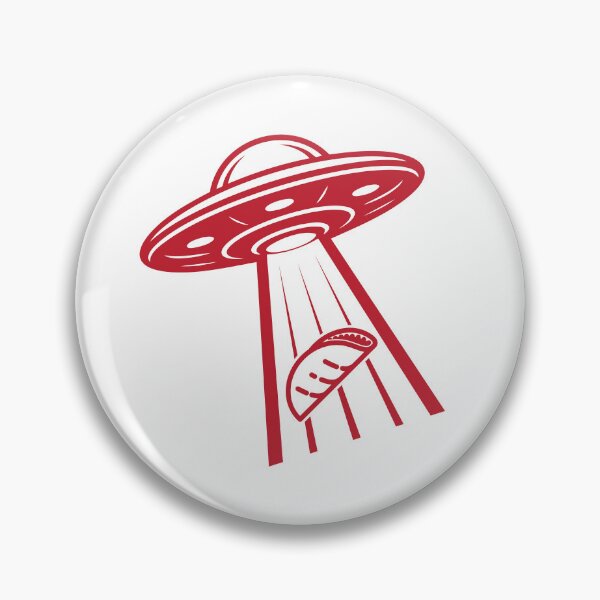 Item preview, Flying Saucer Beaming Up a Taco designed and sold by PIXEL POP DESIGNS - Beyond the Norm!.
