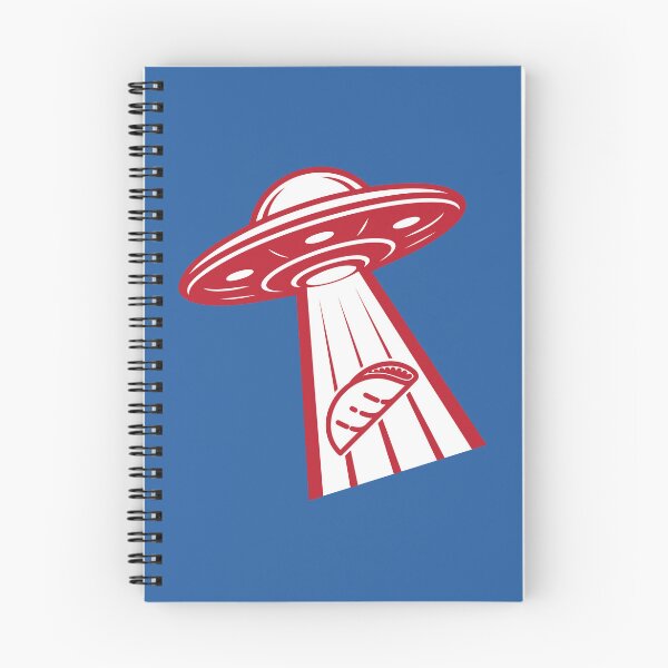 Item preview, Flying Saucer Beaming Up a Taco designed and sold by PIXEL POP DESIGNS - Beyond the Norm!.