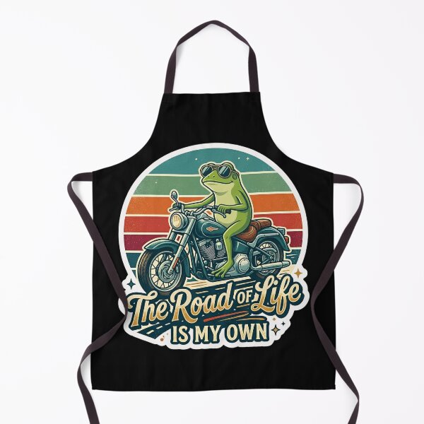 Item preview, The Road Of Life Is My Own Frog Motorcycle Motivational Quote Shirt | Positive Mindset Mental Health Gift For Frog Lovers designed and sold by Basma Designs | Funny Shirts, Stickers & Mugs.