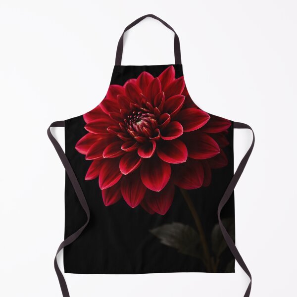 Artikelvorschau, Tiefrote Dahlie, botanische Blüte entworfen und verkauft von bellaever.