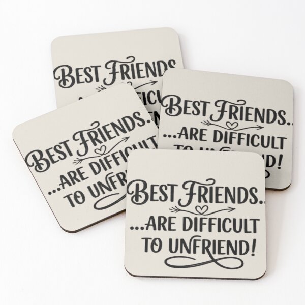 Item preview, Best Friends Are Difficult To Unfriend SVG | Friendship Quote PNG | Transparent Background | Cricut Cut File | Sublimation Design designed and sold by arifali786.