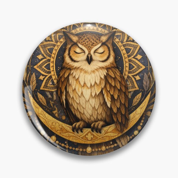 Item preview, Owl of Wisdom Boho Art designed and sold by BigD shop.