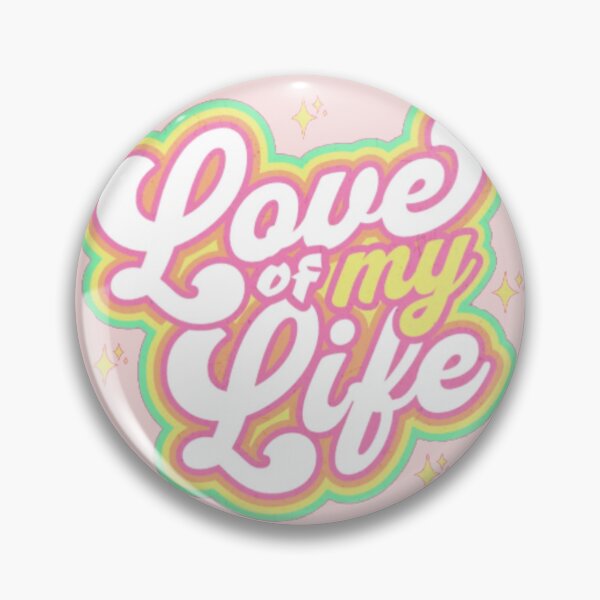 Item preview, Love of My Life Retro Pastel Typography designed and sold by Randomundi.