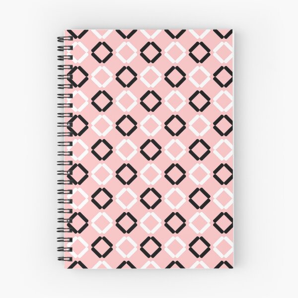 Item preview, Rosy brown, black & white tiles designed and sold by Mint + Midnight.