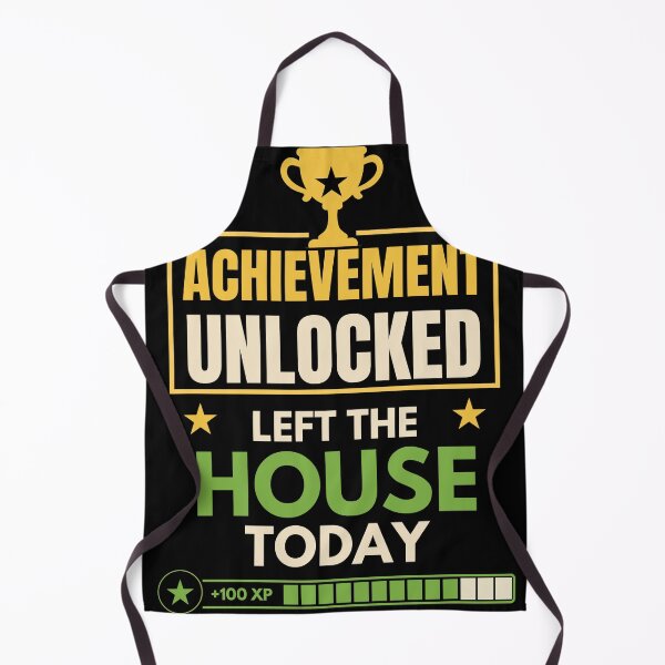 Item preview, Achievement Unlocked Left The House Today Funny Introvert Gamer T-Shirt designed and sold by Uvclick.
