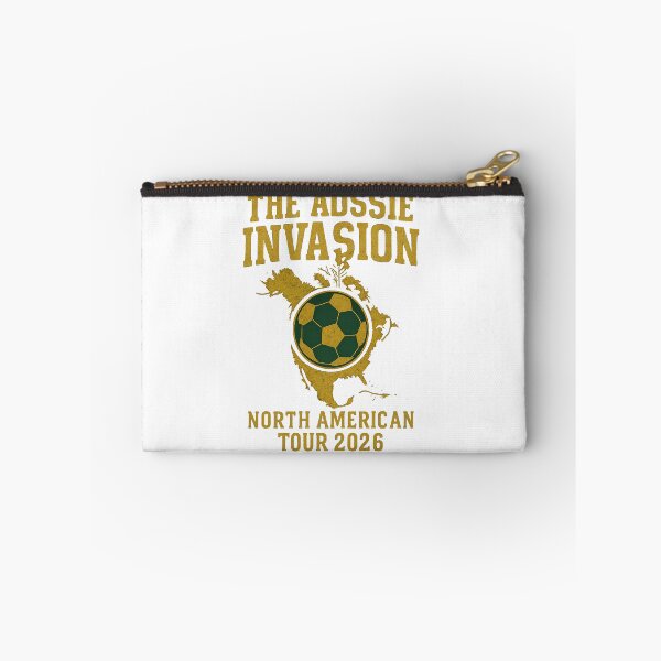 Item preview, Australia Football Aussie Invasion North American Tour 2026 Retro Tee designed and sold by EXATEES  ⭐⭐⭐⭐⭐.
