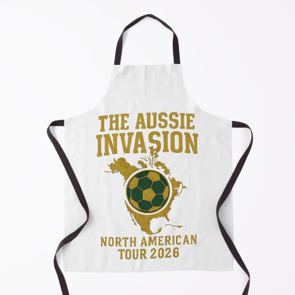Item preview, Australia Football Aussie Invasion North American Tour 2026 Retro Tee designed and sold by EXATEES ⭐⭐⭐⭐⭐.