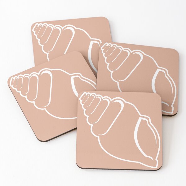 Item preview, White Conch Shell Outline designed and sold by Risa-C.