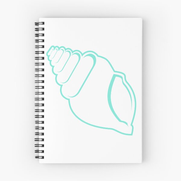 Item preview, Teal Conch Shell Outline designed and sold by Risa-C.