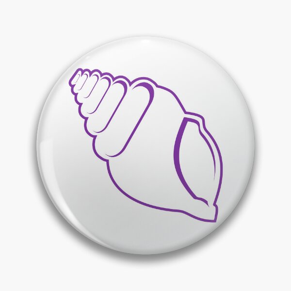 Item preview, Purple Conch Shell Outline designed and sold by Risa-C.