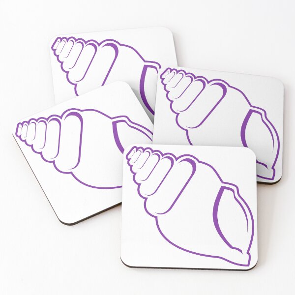 Item preview, Purple Conch Shell Outline designed and sold by Risa-C.