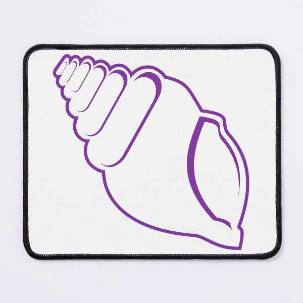 Item preview, Purple Conch Shell Outline designed and sold by Risa-C.