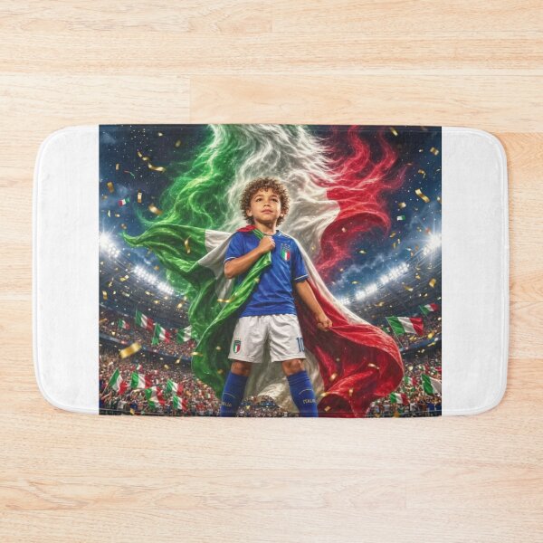 Item preview, Italy Football Wolf Spirit Azzurri Pride Art designed and sold by RoyalDeluxGo.