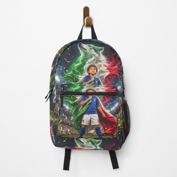 Item preview, Italy Football Wolf Spirit Azzurri Pride Art designed and sold by RoyalDeluxGo.