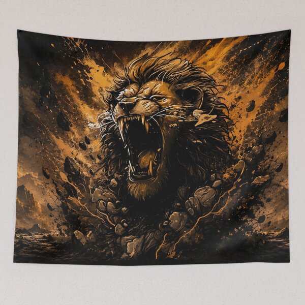 Item preview, Lion of the Storm: Unleashed Fury designed and sold by Fei Long Design Hub.
