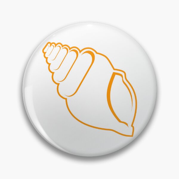 Item preview, Orange Conch Shell Outline designed and sold by Risa-C.