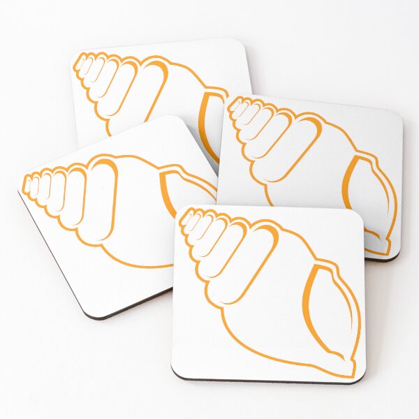Item preview, Orange Conch Shell Outline designed and sold by Risa-C.