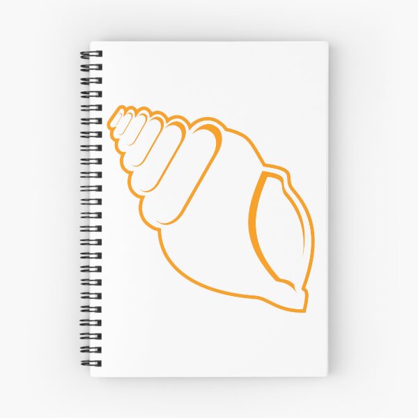 Item preview, Orange Conch Shell Outline designed and sold by Risa-C.