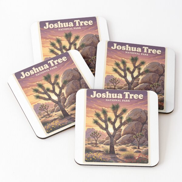 Item preview, Joshua Tree National Park Vintage Travel Poster California Souvenir Design designed and sold by The Souvenir Dept..