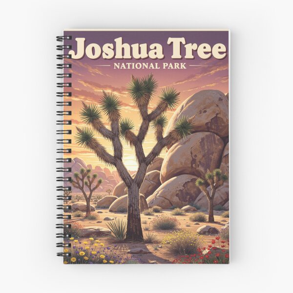 Item preview, Joshua Tree National Park Vintage Travel Poster California Souvenir Design designed and sold by The Souvenir Dept..