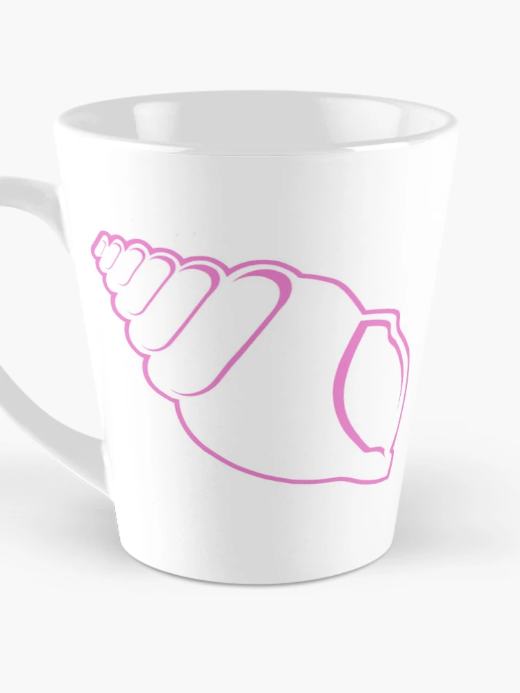 Thumbnail 3 of 4, Coffee Mug, Pink Conch Shell Outline designed and sold by Risa-C.