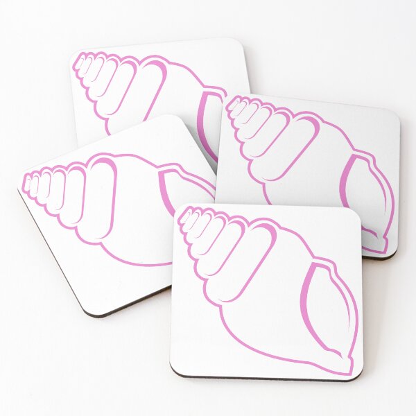 Item preview, Pink Conch Shell Outline designed and sold by Risa-C.