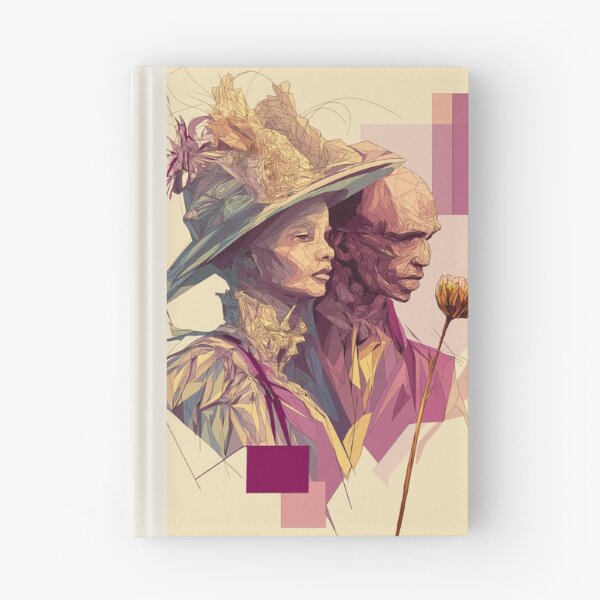 Item preview, Avant Garde Geometric Cubism Couple Portrait Illustration designed and sold by MiratiZema.