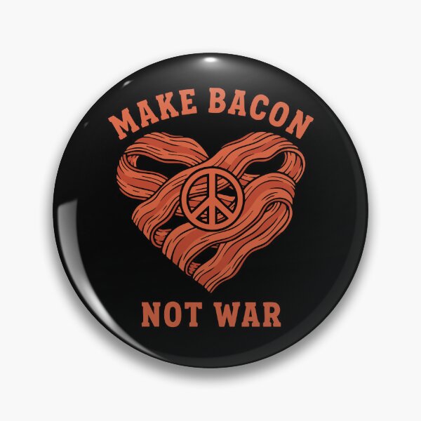 Item preview, Breakfast Make Bacon Not War Funny Brunch Coffee designed and sold by LuminOrb.