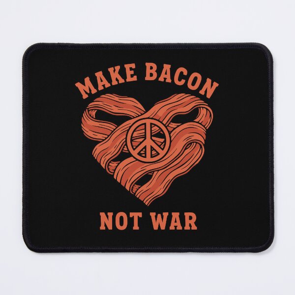 Item preview, Breakfast Make Bacon Not War Funny Brunch Coffee designed and sold by LuminOrb.