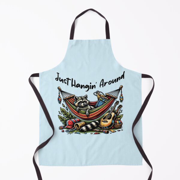 Item preview, Just Hangin Around Funny Raccoon Camping Hammock Nature Lover Design designed and sold by Sachie's Studio.