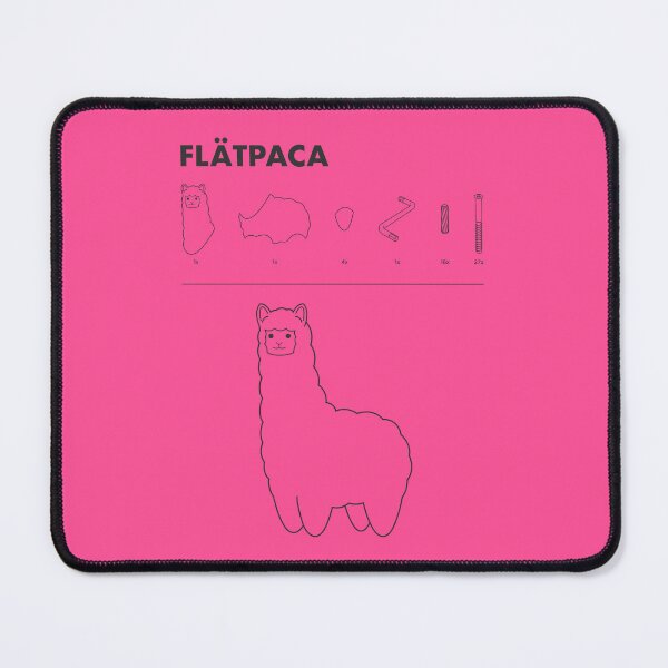 Item preview, Flatpaca flat pack Alpaca - Pink designed and sold by animinimal.